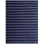 Outside The Box 2' x 3' Natural Fiber Hand Woven Cotton / Jute Blend Area Rug In Navy - 03396