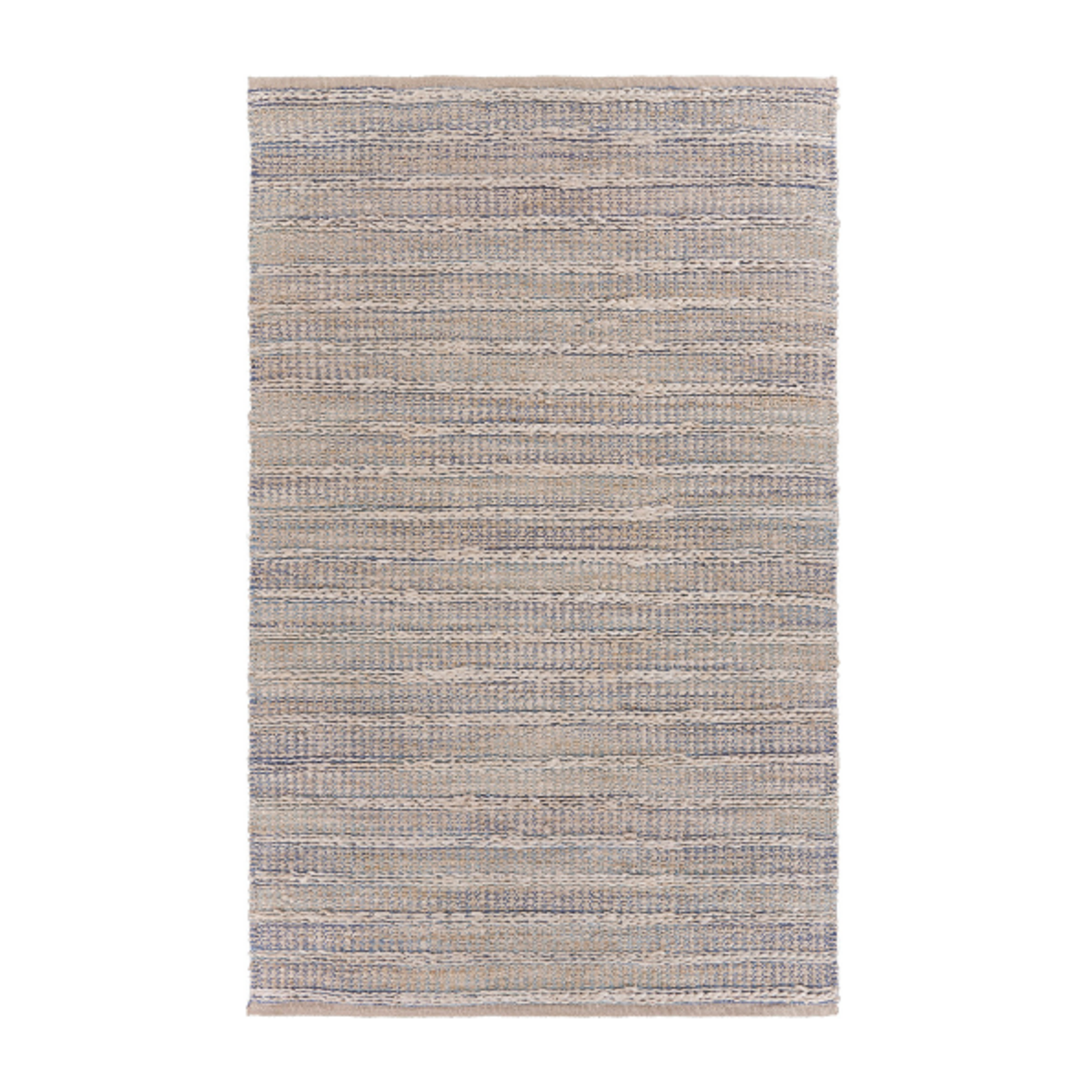 Outside The Box 9 'x 12' Bleached Naturals Hand Woven Jute Blend Area Rug In Bleach / Infinity - 81437
