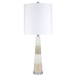 Outside The Box 30" Shrila White & Natural Alabaster Table Lamp