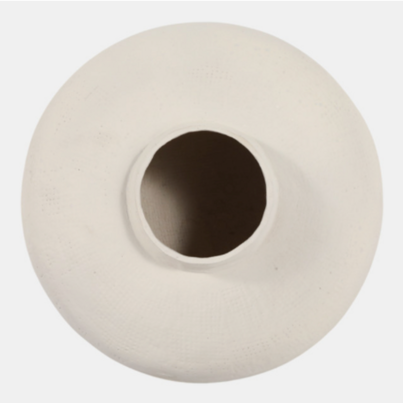 Outside The Box 8" Ivory Paper Mache Vase