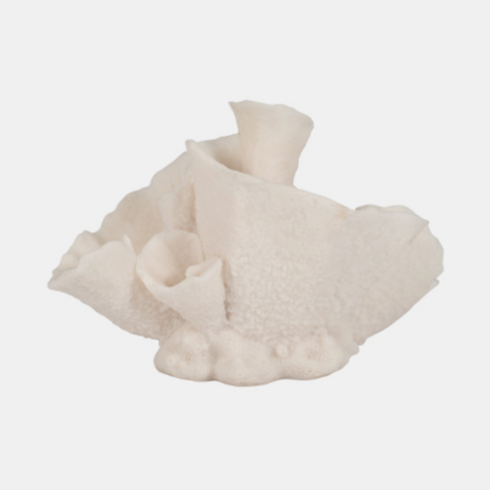 Outside The Box 8" Coastal Coral Ivory Resin Sculpture