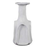Outside The Box 13" Fredonia White Stoneware Vase