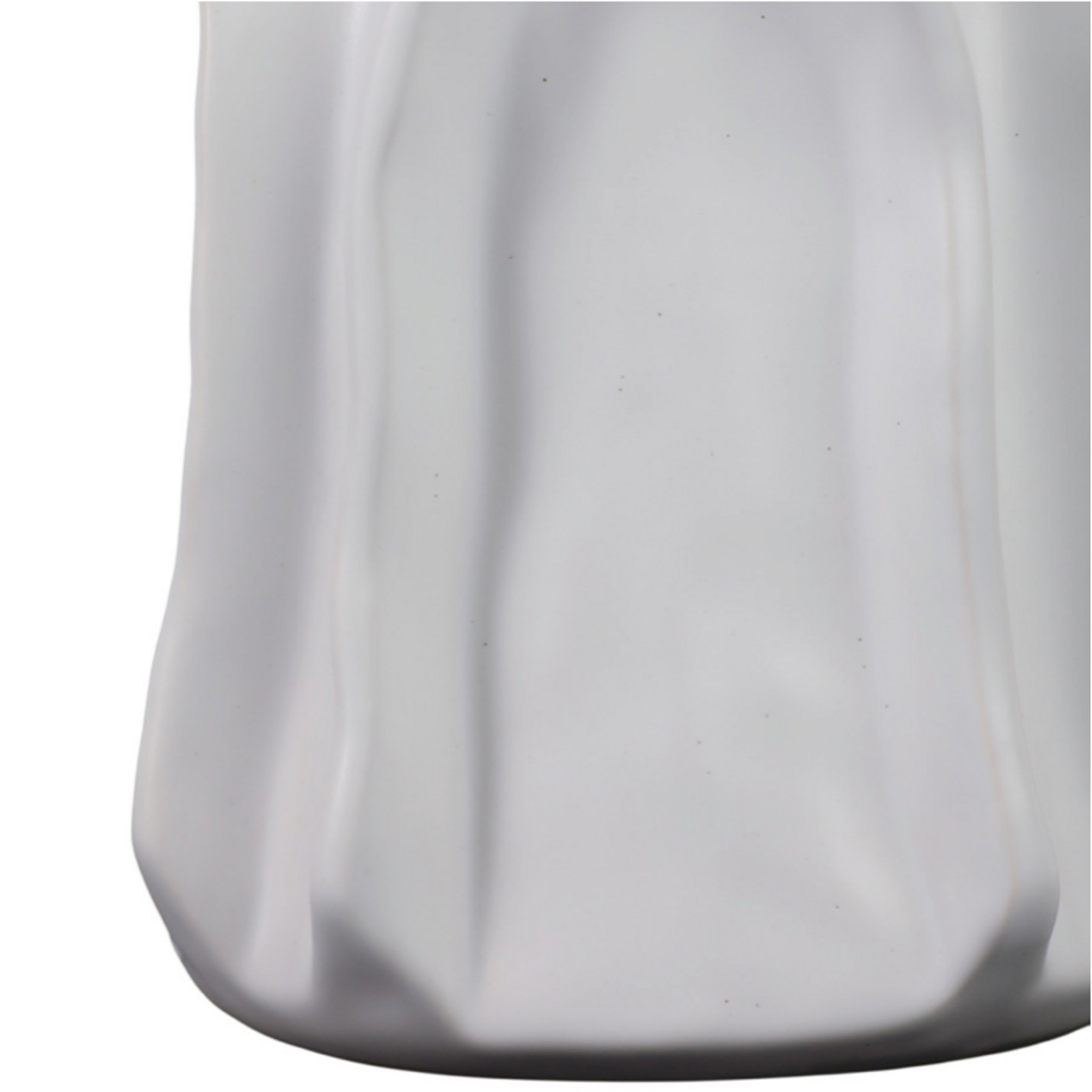 Outside The Box 13" Fredonia White Stoneware Vase