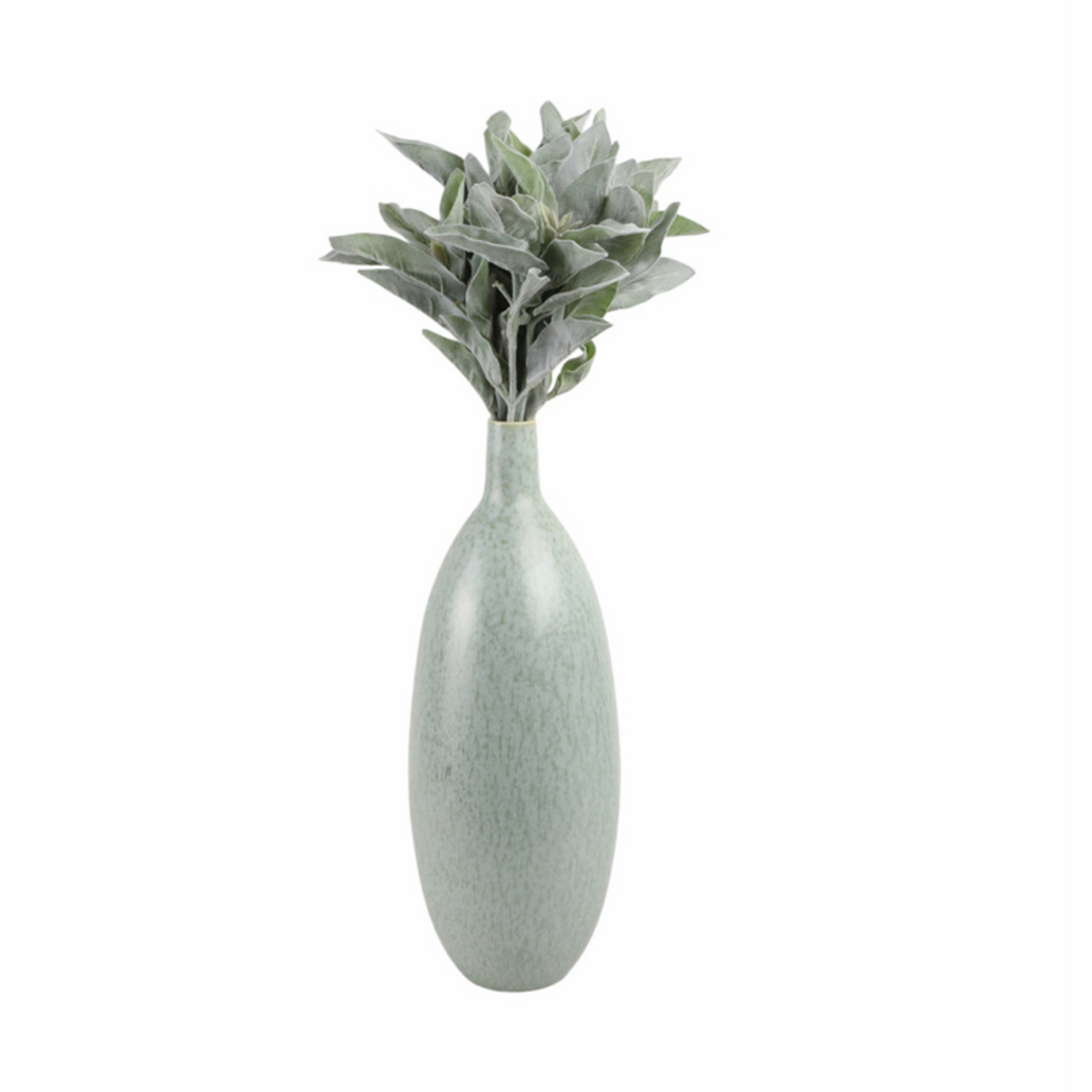 Outside The Box 21" Coimbra Portugal Green Ceramic Vase