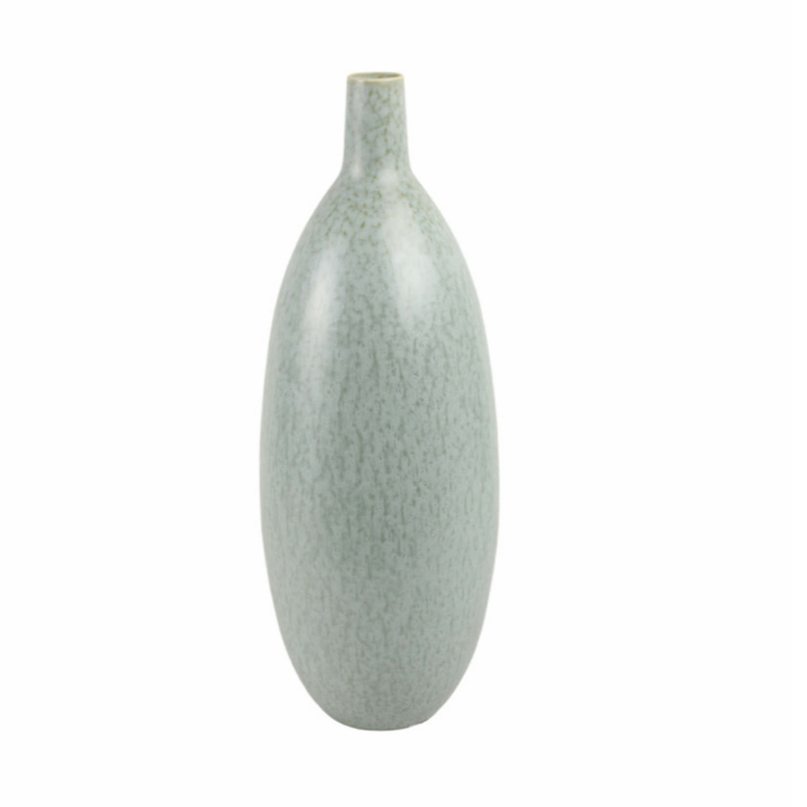 Outside The Box 21" Coimbra Portugal Green Ceramic Vase