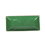 Outside The Box 20" Green Enamel Mango Wood Rectangular Tray