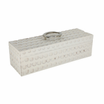 Outside The Box 18" Griffon White Wood Decorative Box