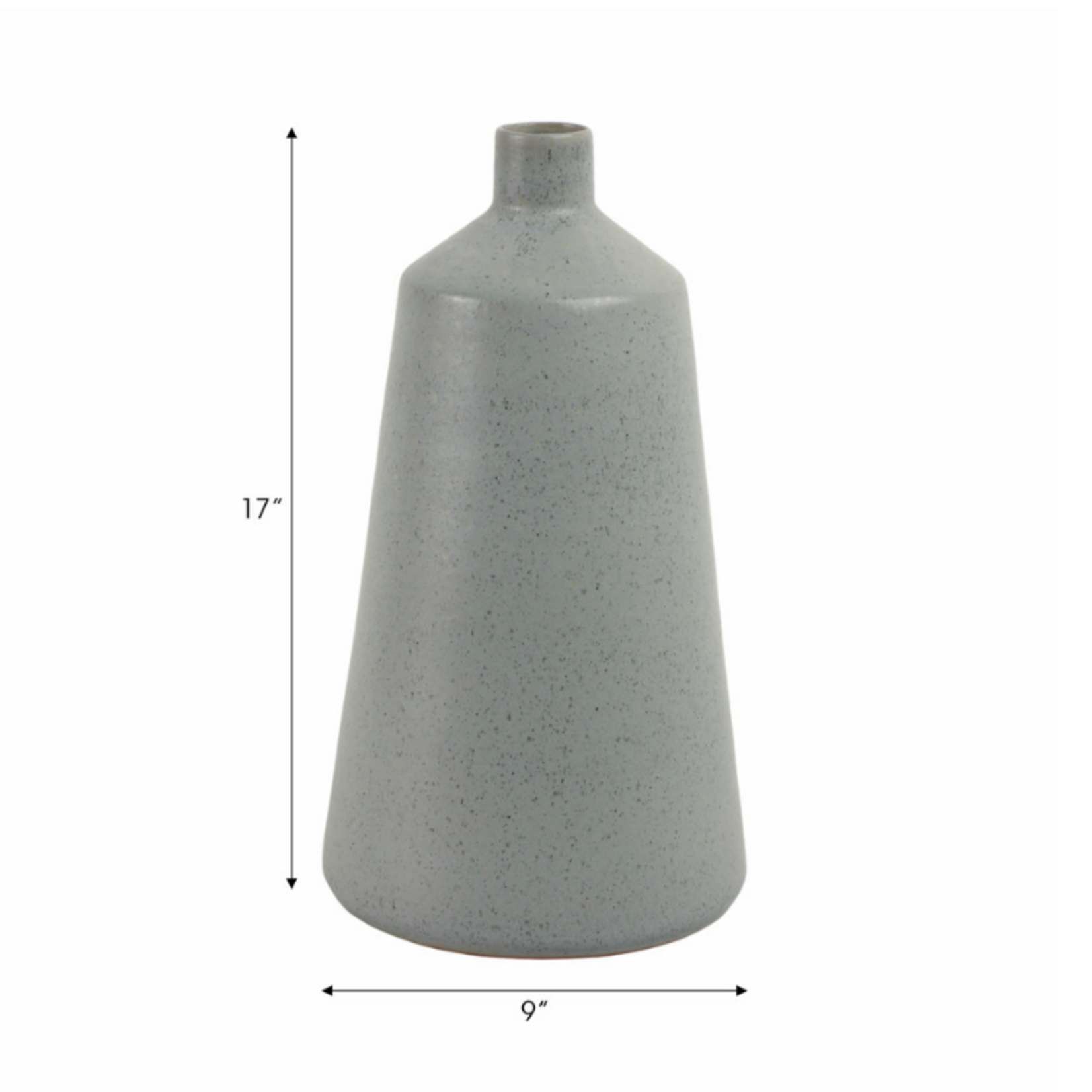 Outside The Box 17" Comporta Portugal Green Ceramic Vase