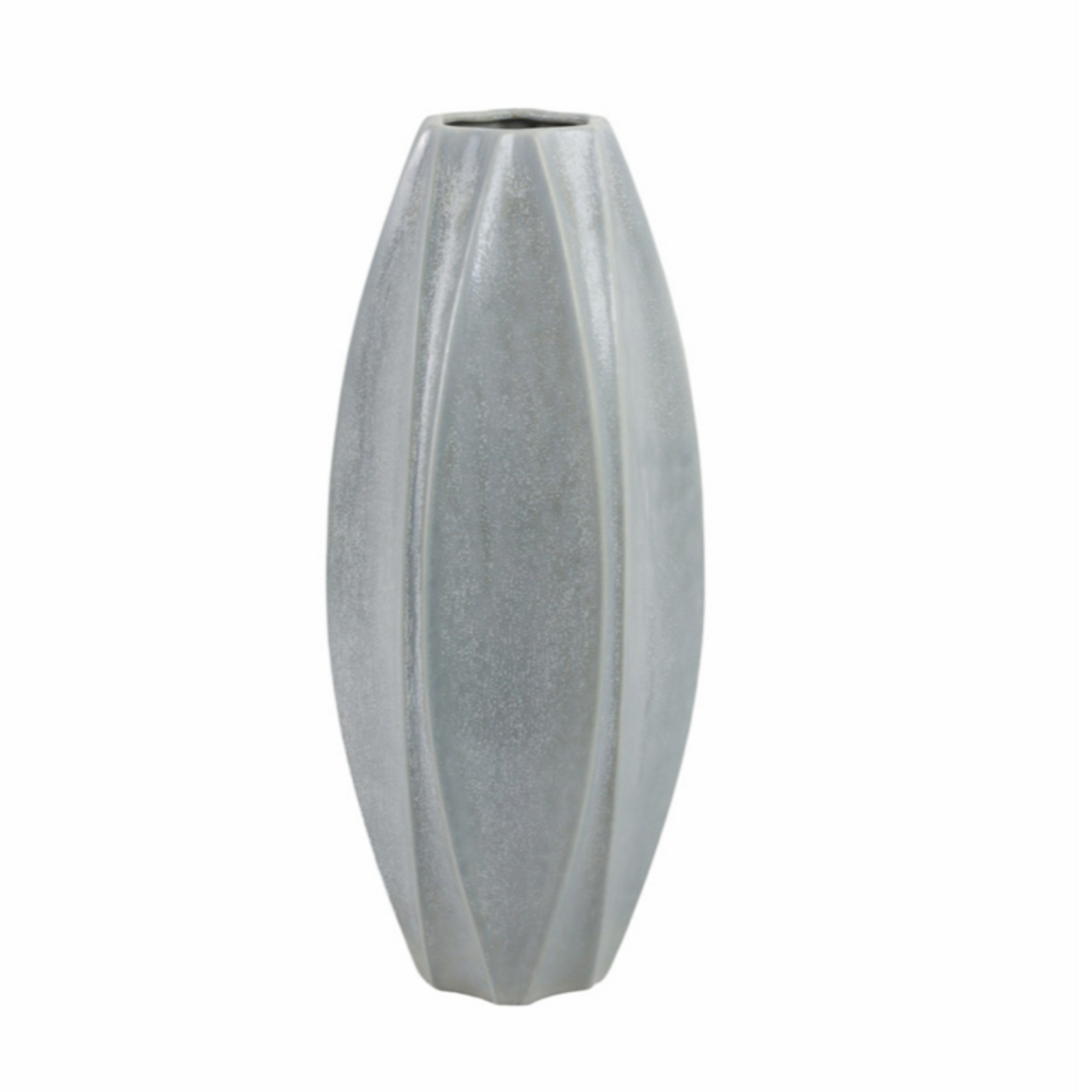 Outside The Box 20" Aveiro Portugal Gray Ceramic Vase