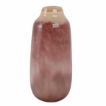 Outside The Box 15" Kano Mauve Ombre Glass Vase