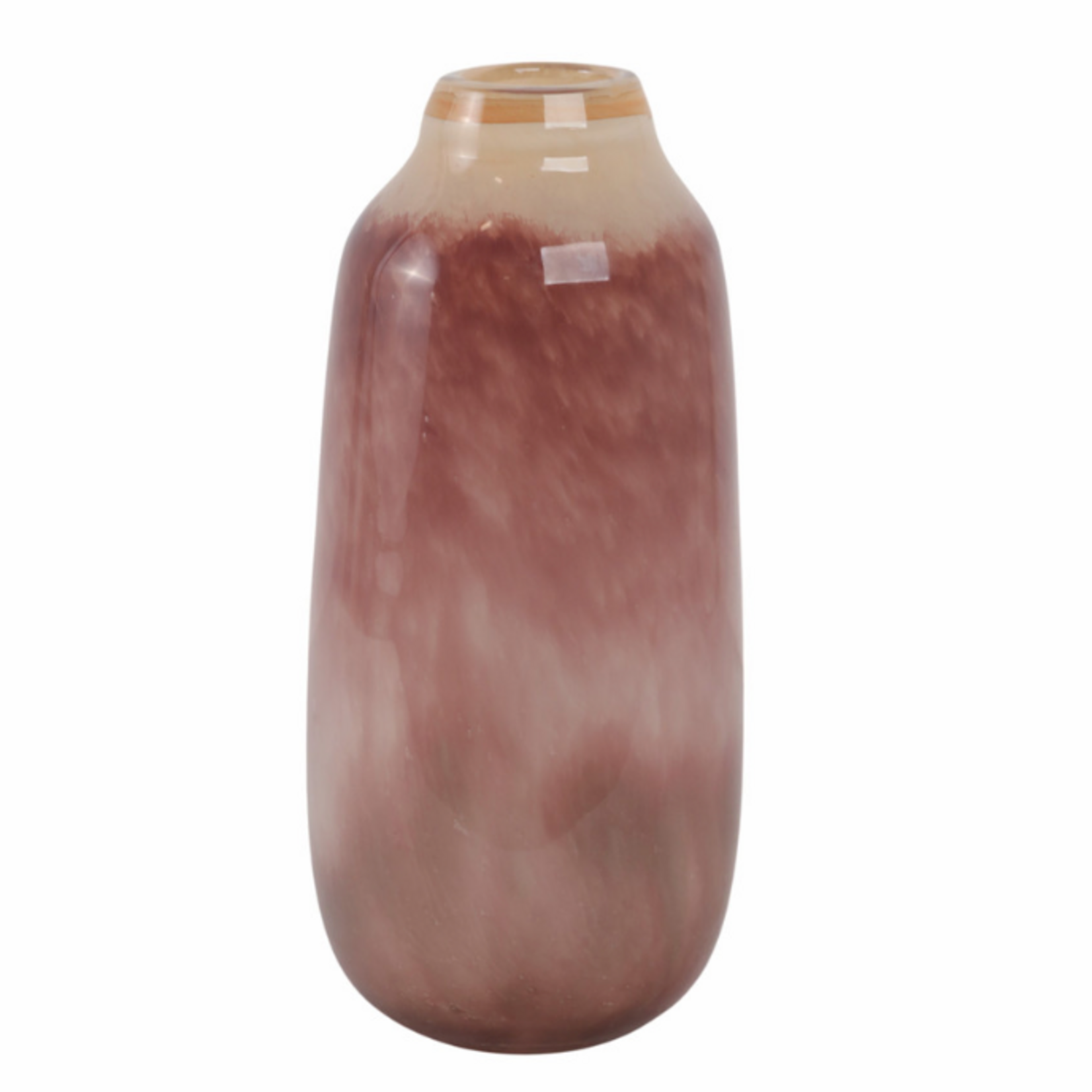 Outside The Box 15" Kano Mauve Ombre Glass Vase