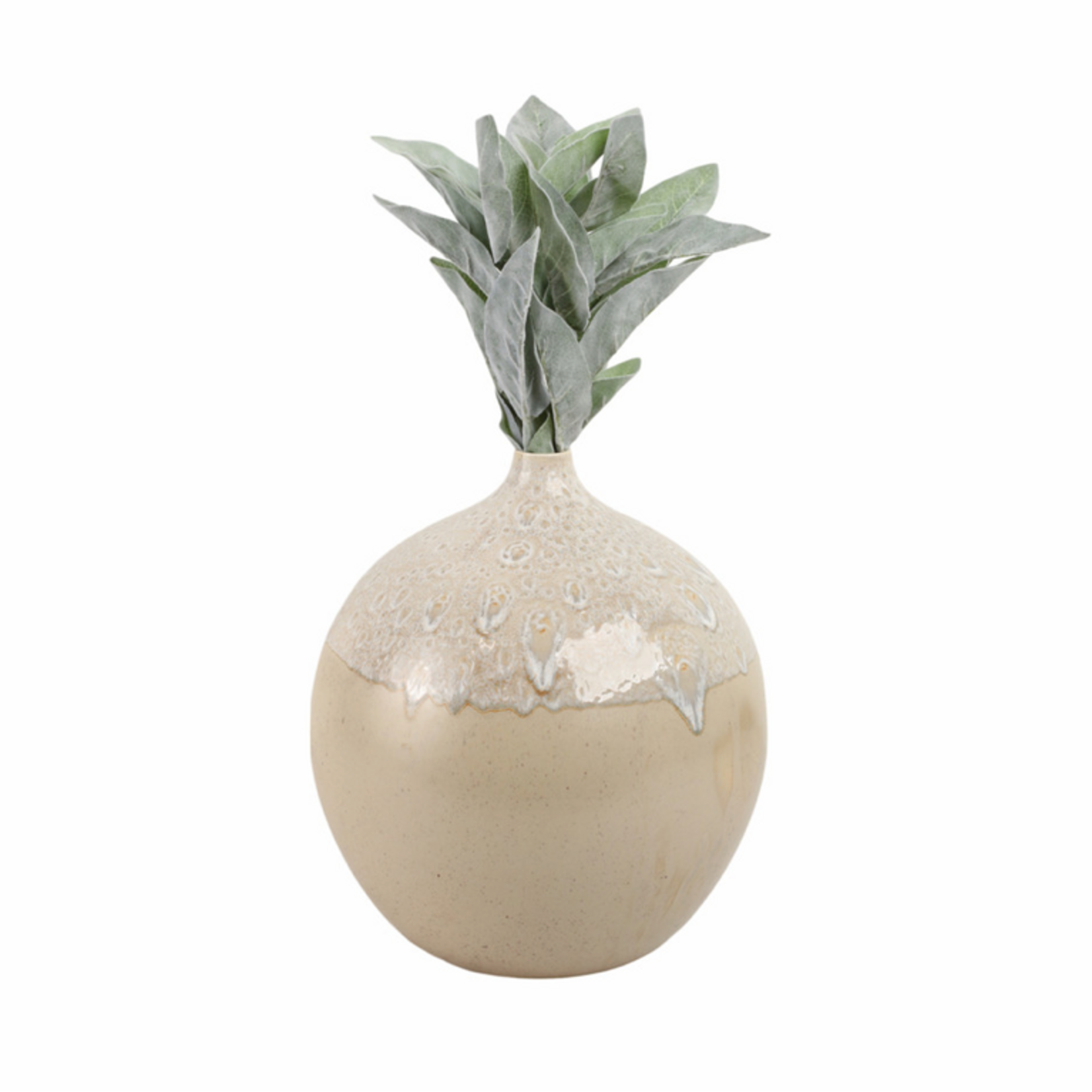 Outside The Box 13" Escoural Tan Portugal Earthenware Ceramic Vase