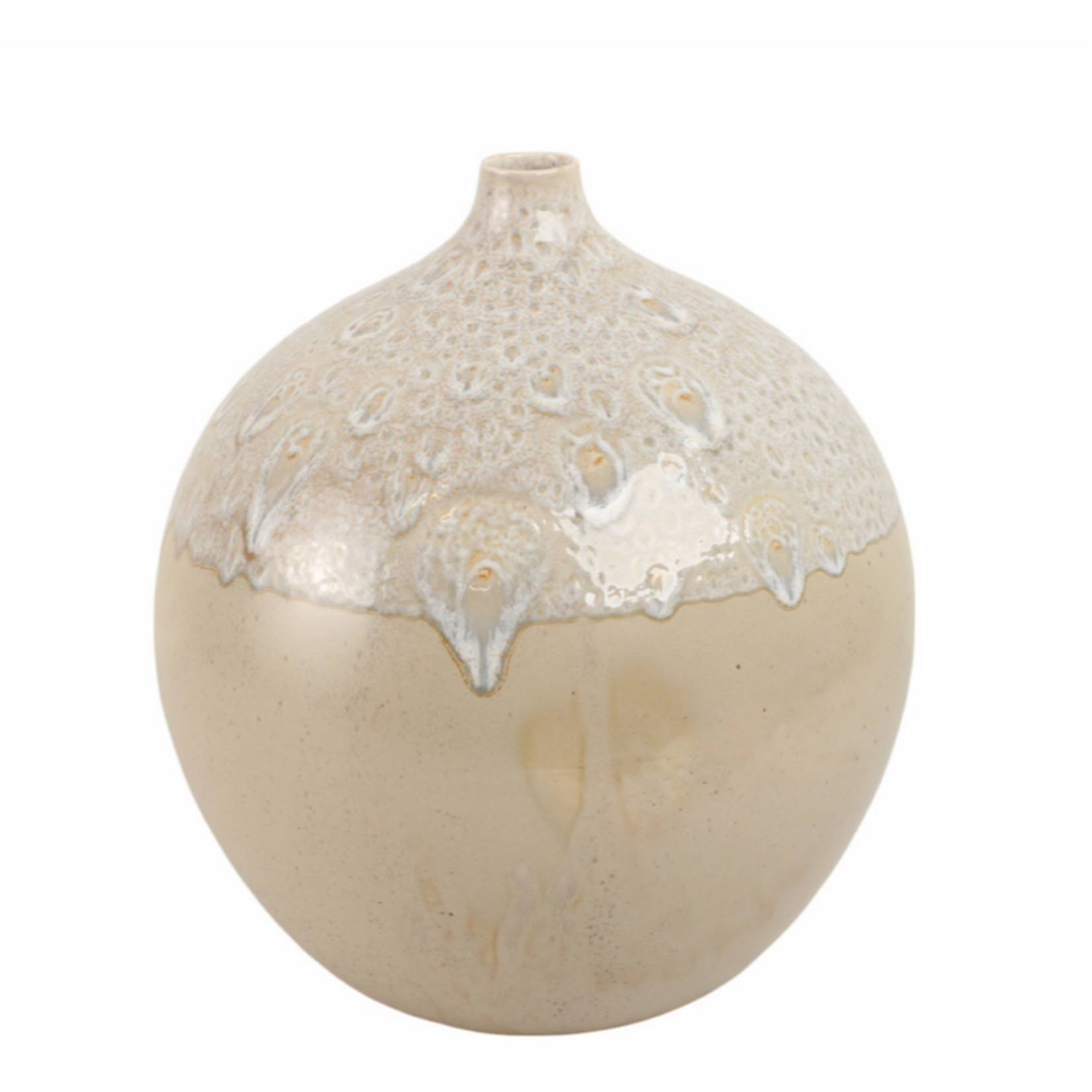 Outside The Box 13" Escoural Tan Portugal Earthenware Ceramic Vase
