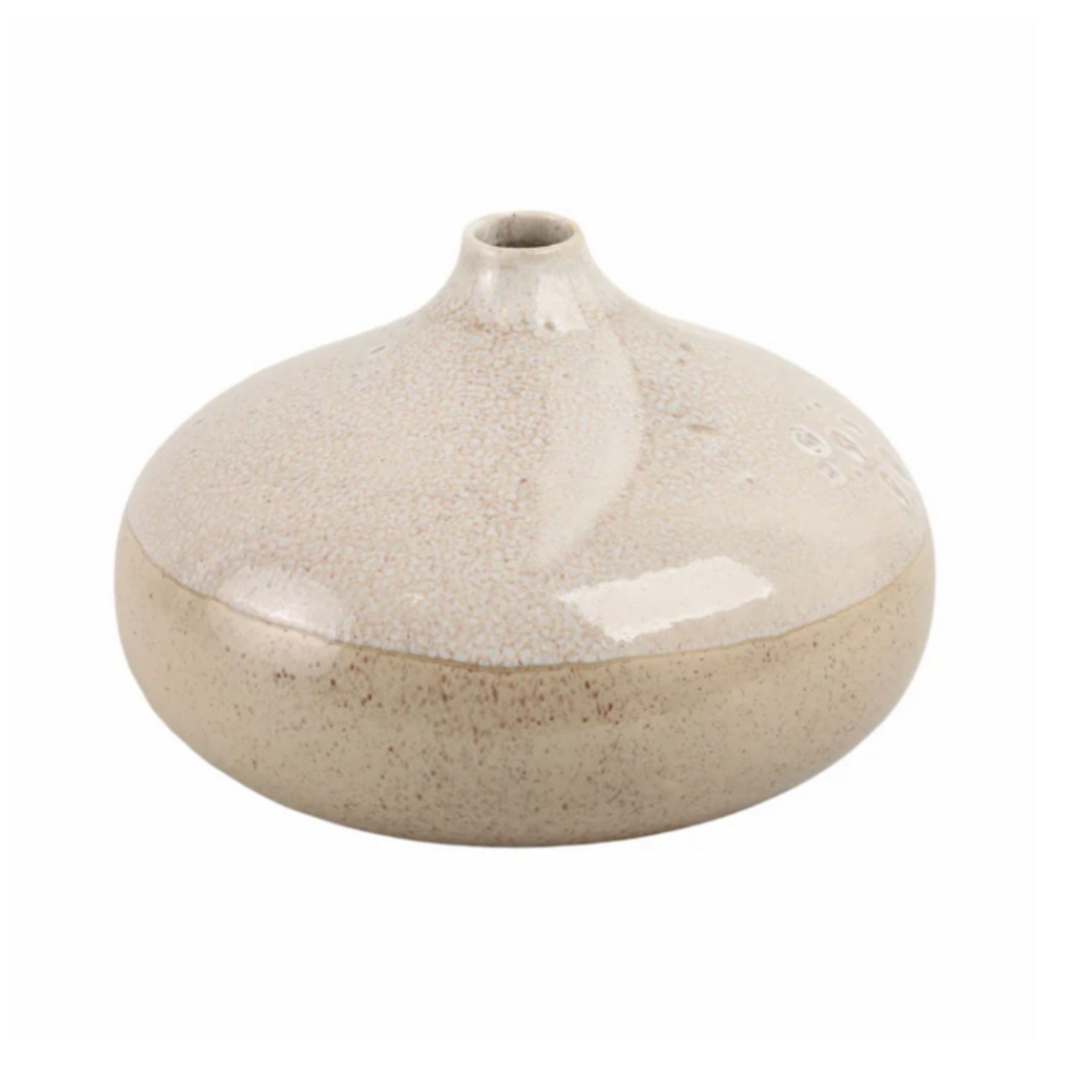 Outside The Box 8" Escoural Tan Portugal Ceramic Vase