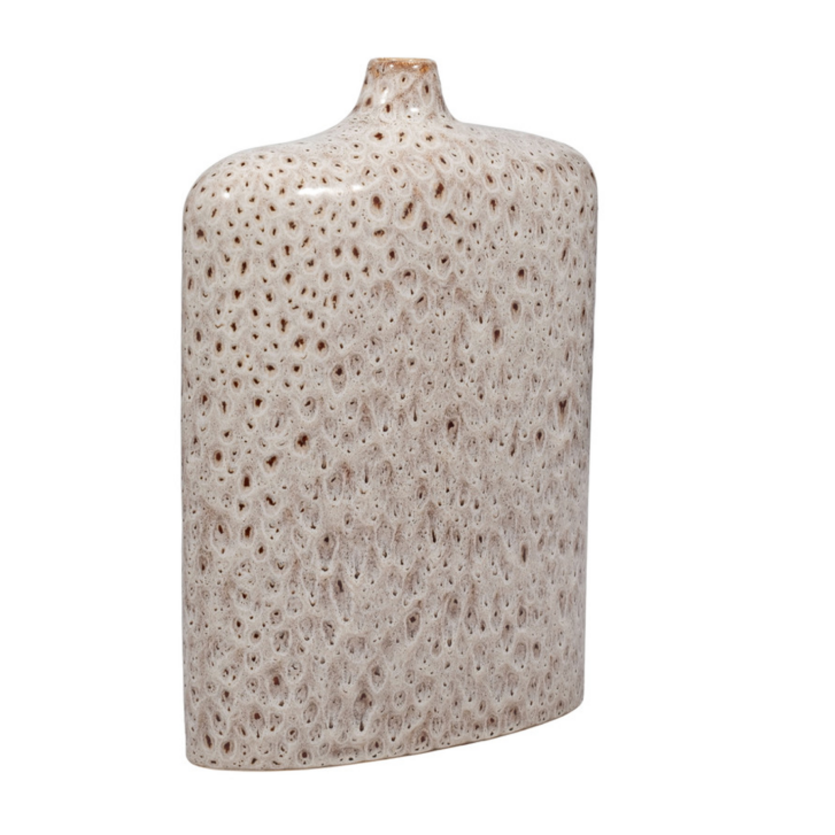 Outside The Box 17" Truman Beige Stoneware Ceramic Vase