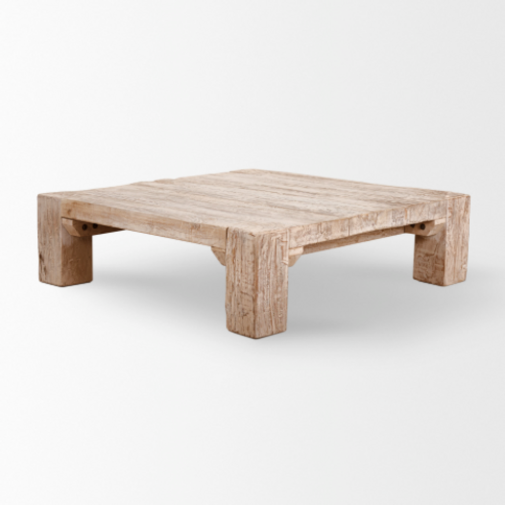Outside The Box 48x48 Ana Square Reclaimed Solid Wood Coffee Table