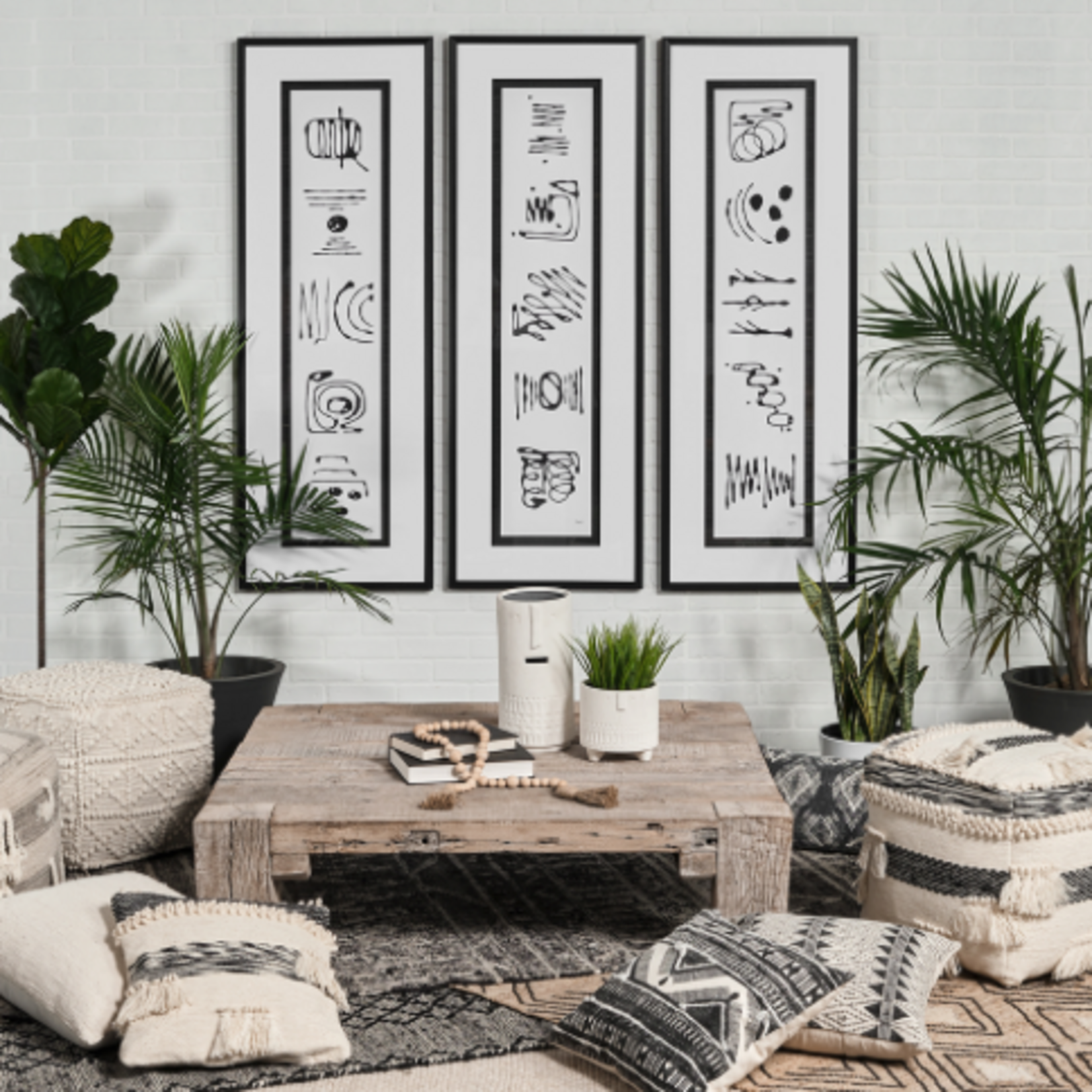 Outside The Box 48x48 McArthur Square Reclaimed Solid Wood Coffee Table