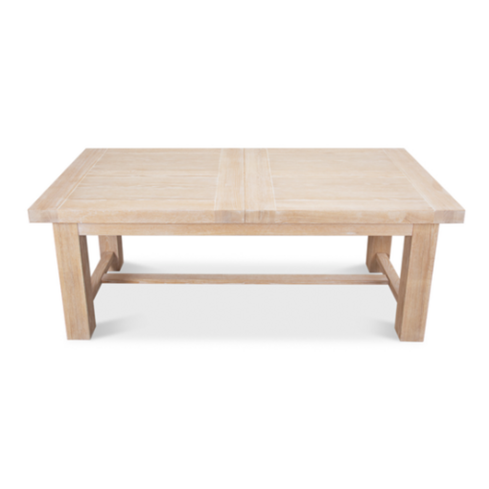 Outside The Box 78" Extends To 110" Bauhaus Natural Solid Oak Dining Table