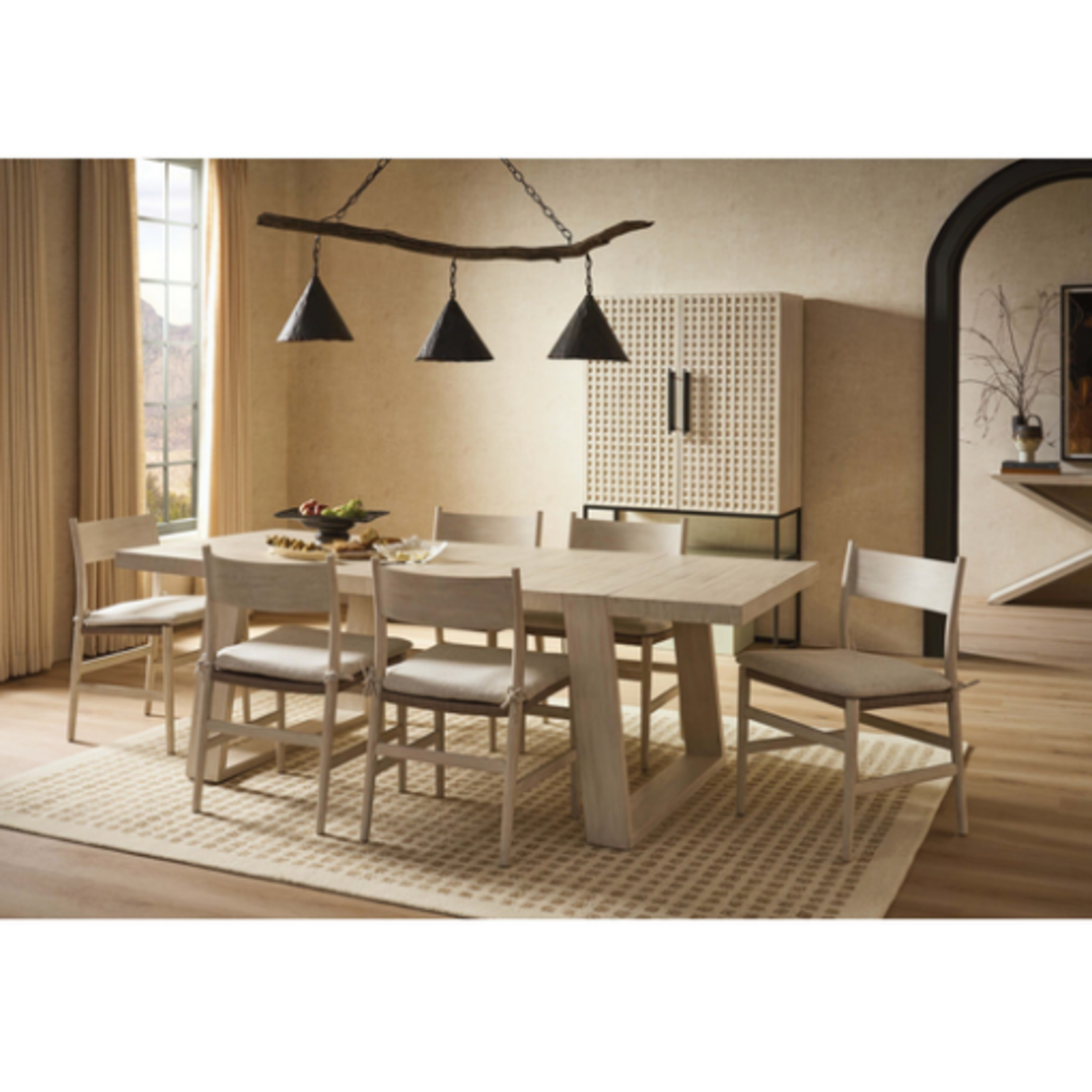 Outside The Box 90" Extends To 126" Dwell River Rock Rectangular Dining Table