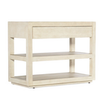 Outside The Box 36x18x29 Hooker Furniture Cascade Pebble Beach Burlap 1 Drawer Nightstand