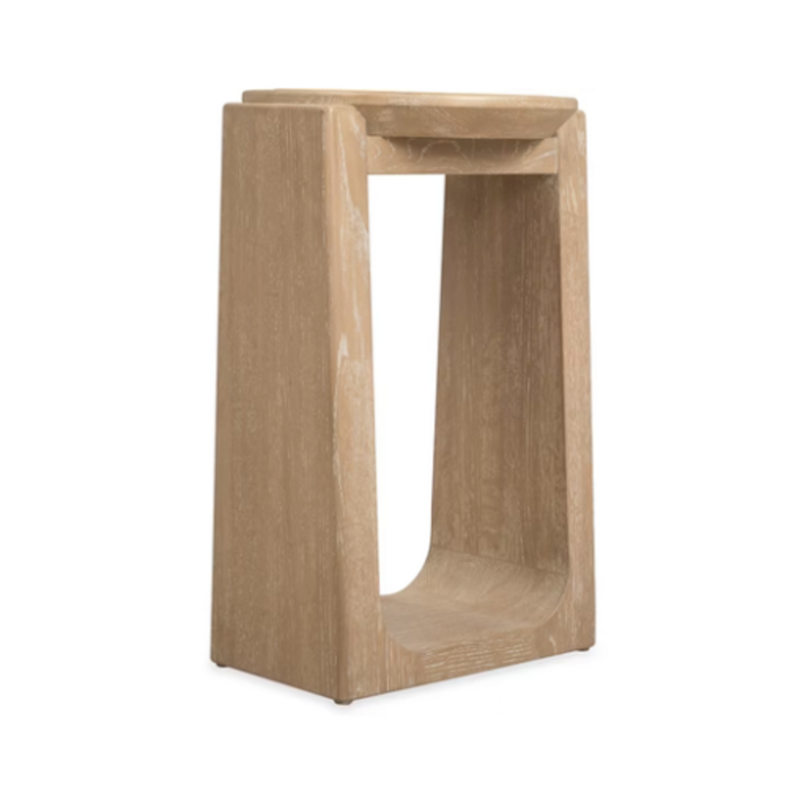 Outside The Box 15x14x24 Hooker Furniture Helena Marble & White Washed Oak Side Table