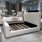 Outside The Box 85x99x54 Bowie Nomad Snow Crypton Performance Upholstered  King Bed F-001201-1 (Tier 4 )