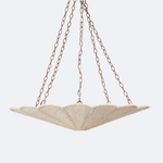 Outside The Box 38" Made Goods Sofia Natural Hand Woven Coco Beads Chandelier