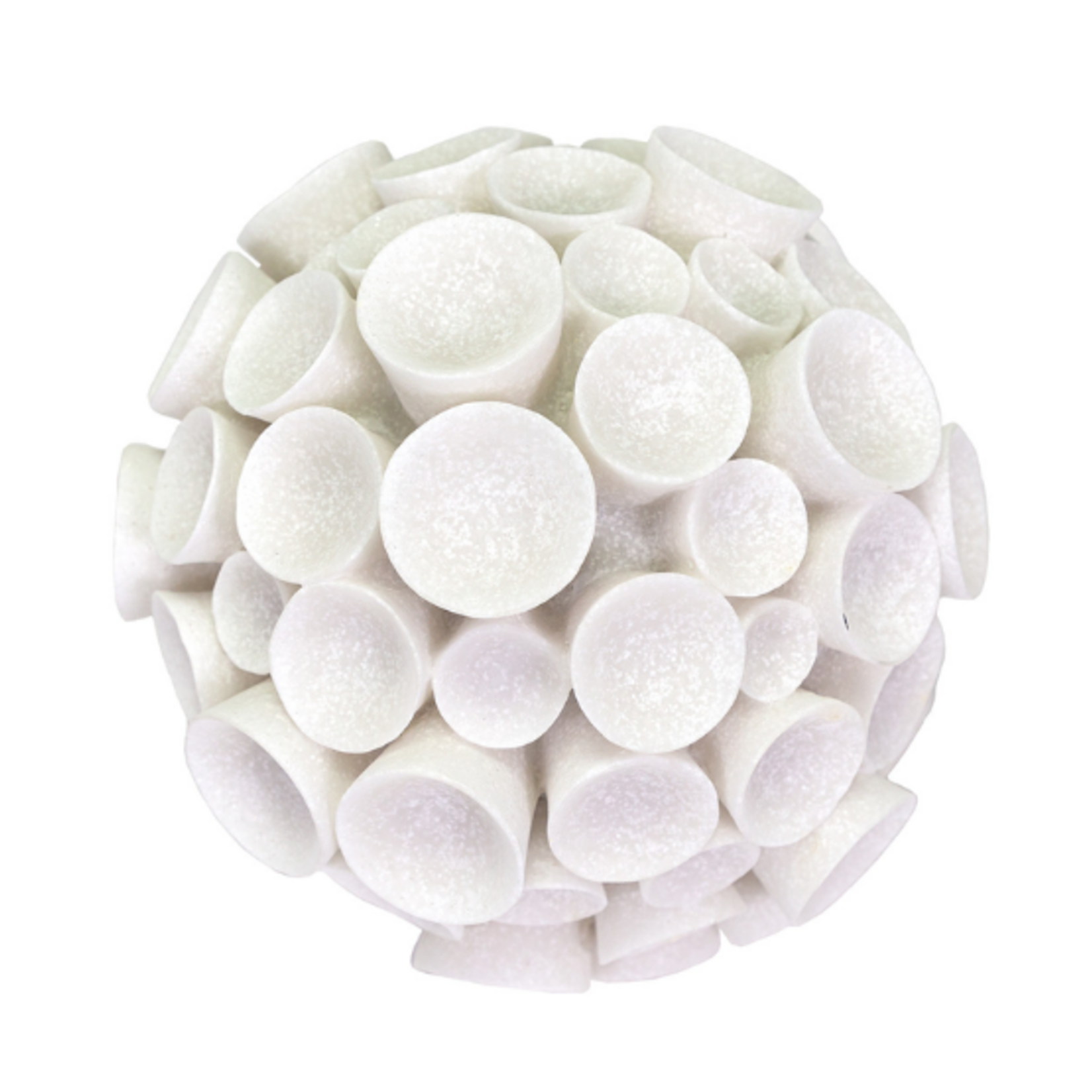 Outside The Box 10" Lela White Quatz Sand Coral Sculpture