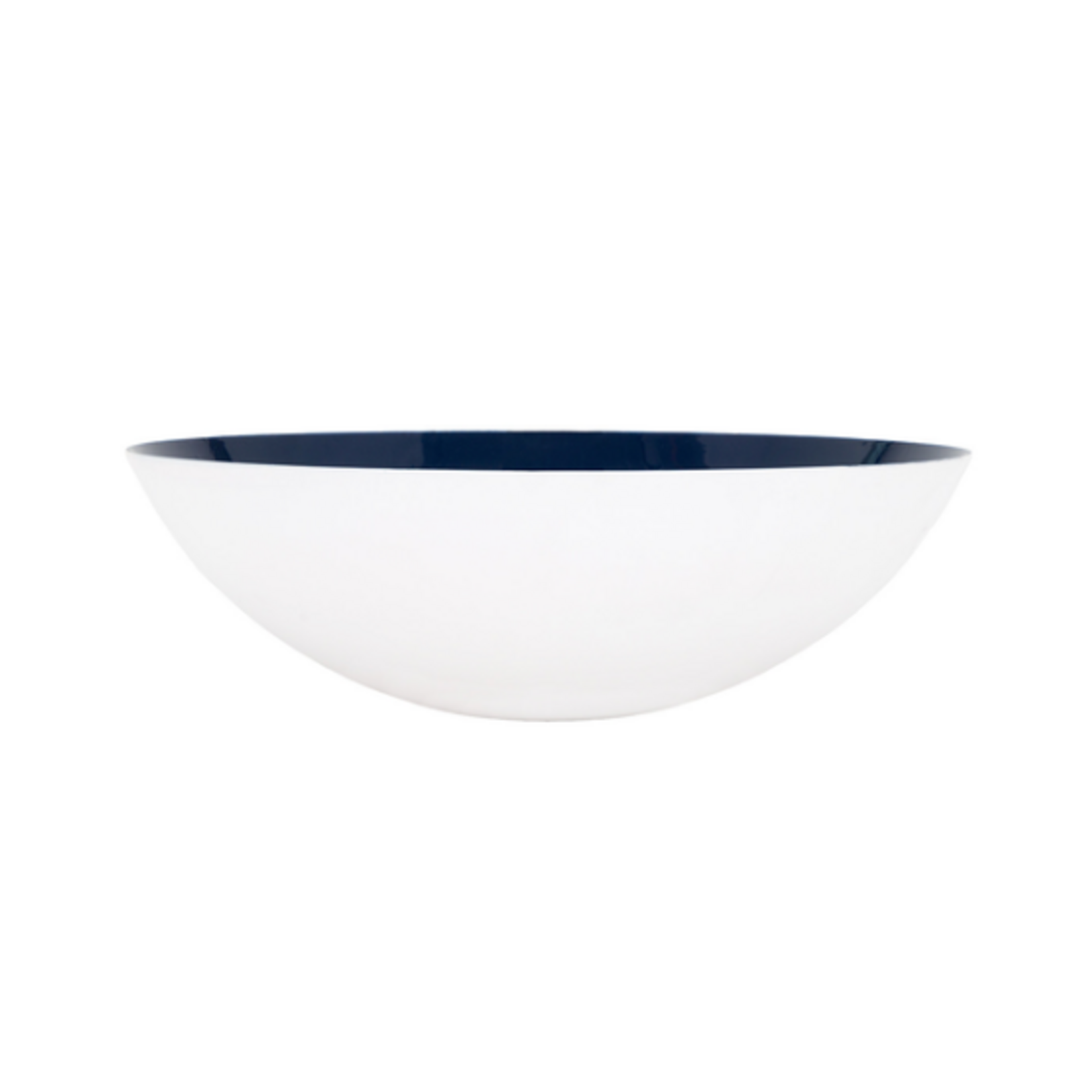 Outside The Box 20", 17" & 12" Set Of 3 Devon Blues & White Iron Bowls