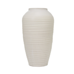 Outside The Box 21" Sheridan Beige Ceramic Vase