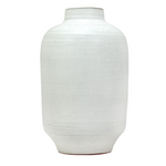Outside The Box 17" Premont Matte White Ceramic Vase