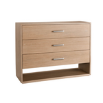 Outside The Box 54x19x42 Vista White Washed Oak 3 Drawer Chest