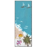 Outside The Box 66x24 Sandy Saturday 2 Gel Brush Canvas White Wood Frame