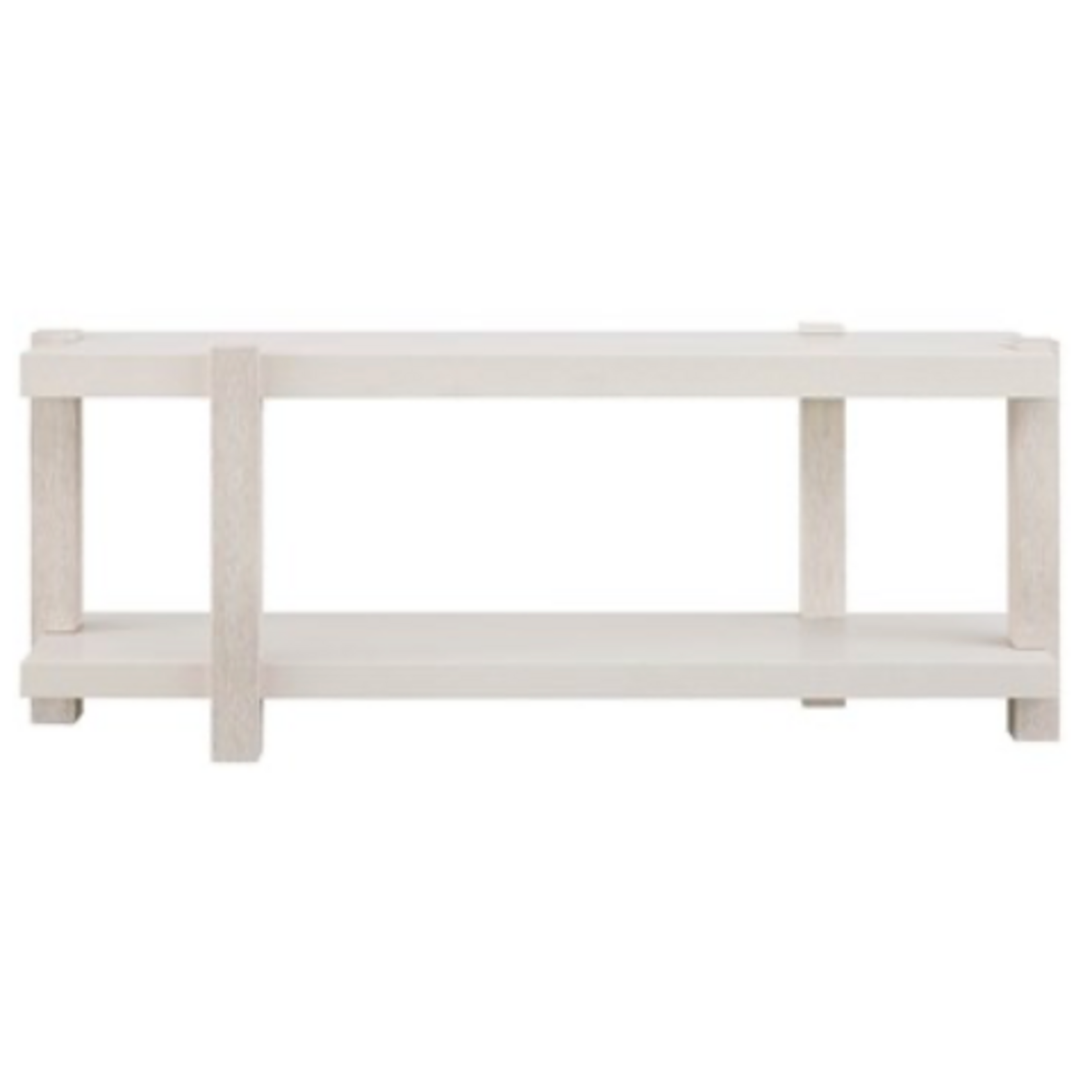 Outside The Box 72x18x28 Mist White Washed Oak & Quartz Top Consoled