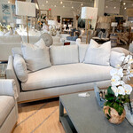 Outside The Box 90x38x35 Boden Ice Blue Kid Proof Performance Fabric Upholstered Cloud Cushion Sofa VO110-34 (HH)