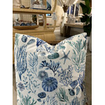 Outside The Box 24x24 Montauk Hand Crafted Down Filled Pillow In Delft