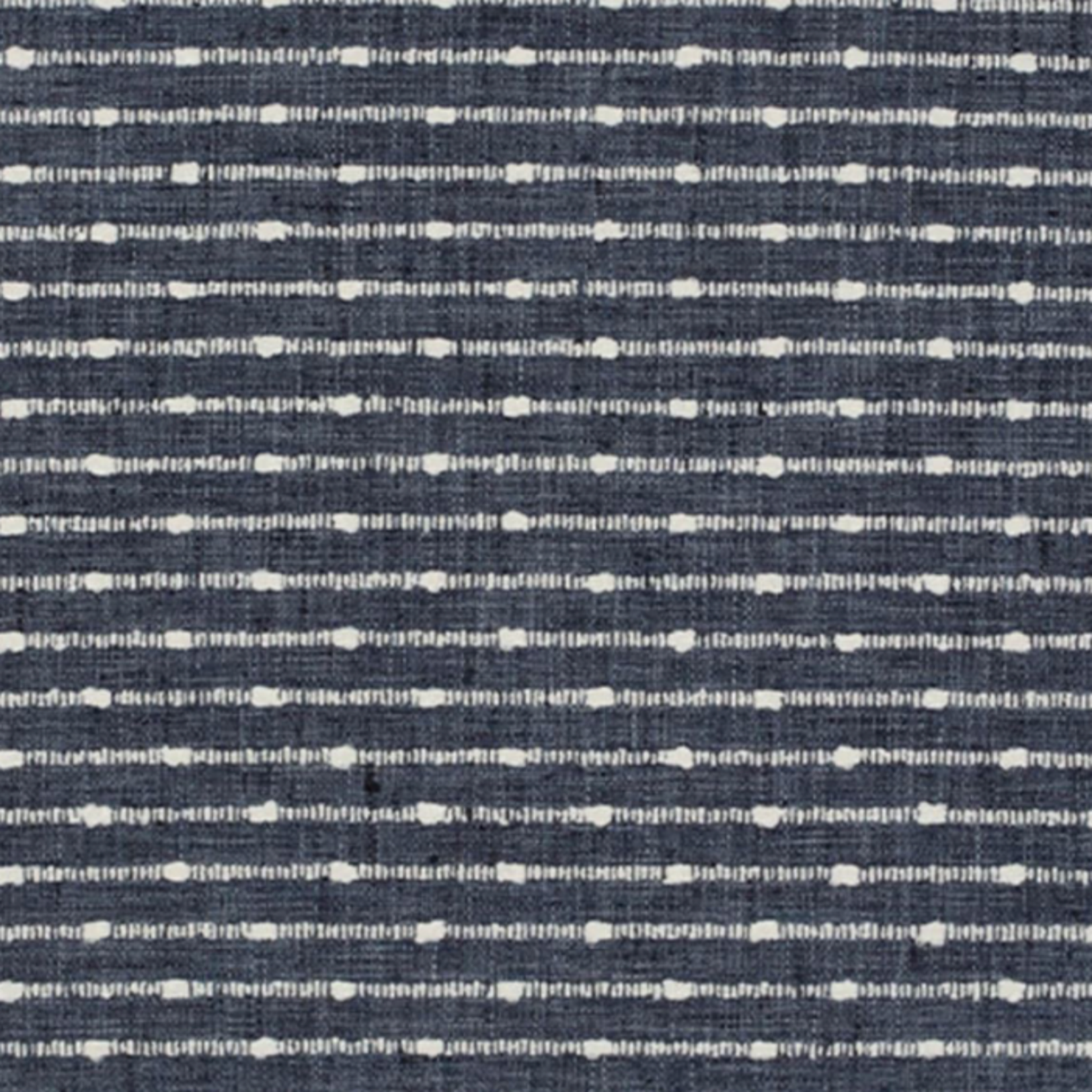 Outside The Box 17x19 Cleo Navy Poly Performance Fabric Round Ottoman 30166-56