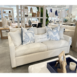 Outside The Box 77" Upholstered Nomad Snow Crypton Performance Cloud Lux Ortho Mattress Sofa Sleeper Q5422