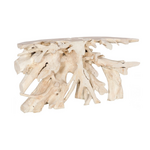 Outside The Box 72x16x35 Bleached Teak Root Console Table #17