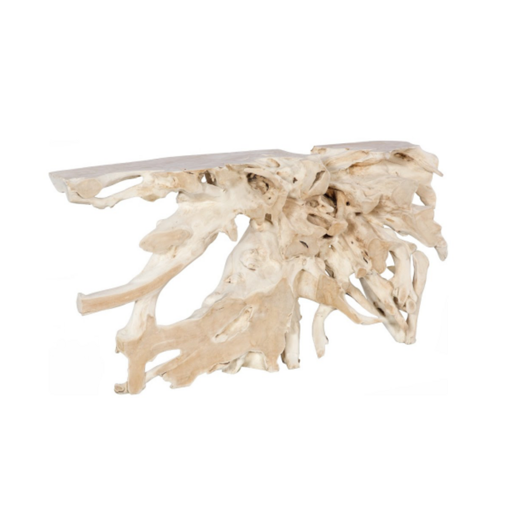 Outside The Box 72x16x35 Bleached Teak Root Console Table #18