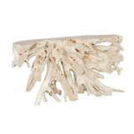 Outside The Box 60x16x32 Bleached Teak Root Console Table #10