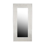 Outside The Box 79x40 Solana Hand Crafted Capiz Shells & Acacia Wood Hard  Floor Mirror