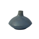 Outside The Box 11" Vintage Blue / Green Hand Crafted Ceramic Vase