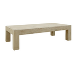 Outside The Box 67x37x18 Capri Heritage Solid Reclaimed Aged Wood Hand Carved Coffee Table