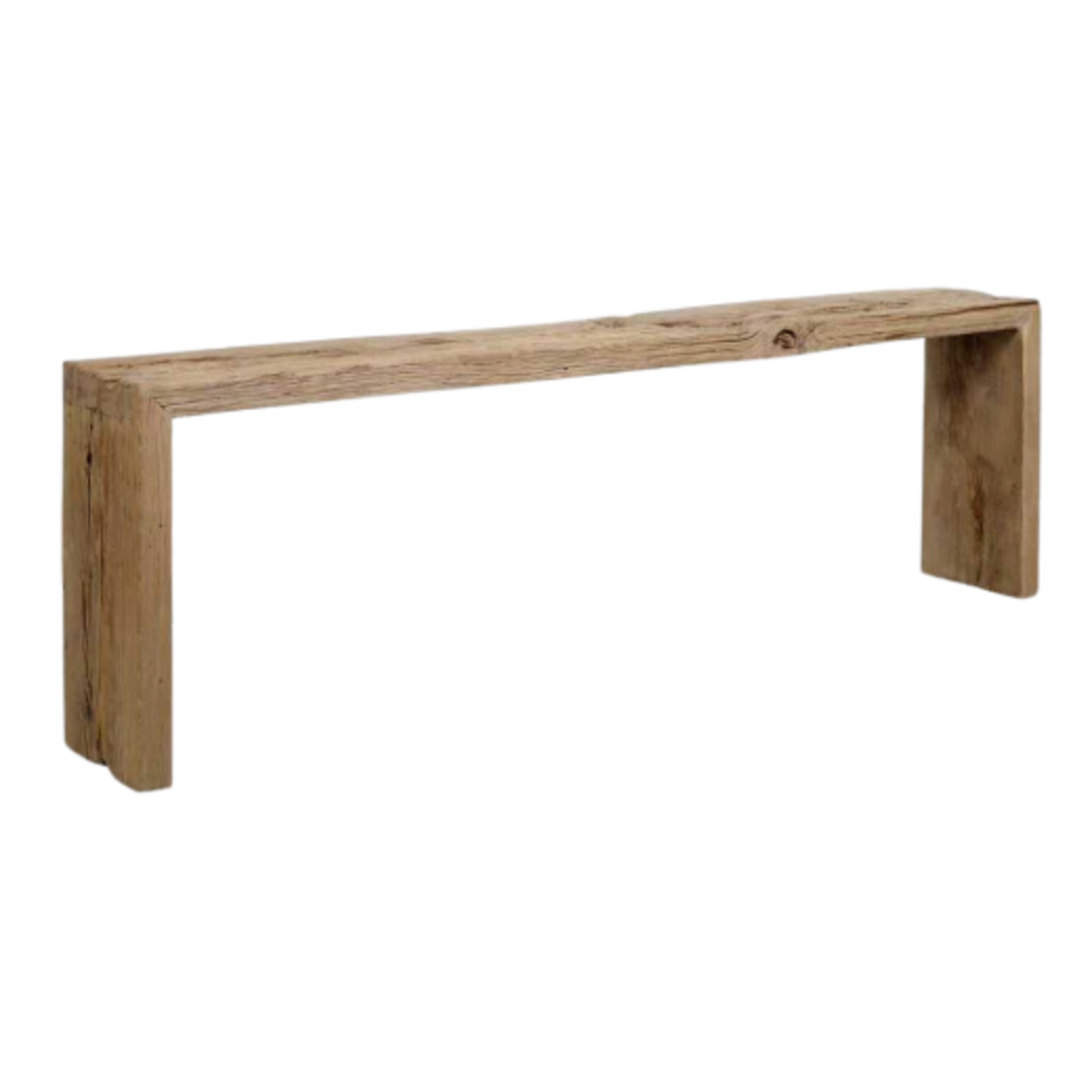 Outside The Box 110x16x34 Elle Reclaimed Wood Console In Natural Weathered