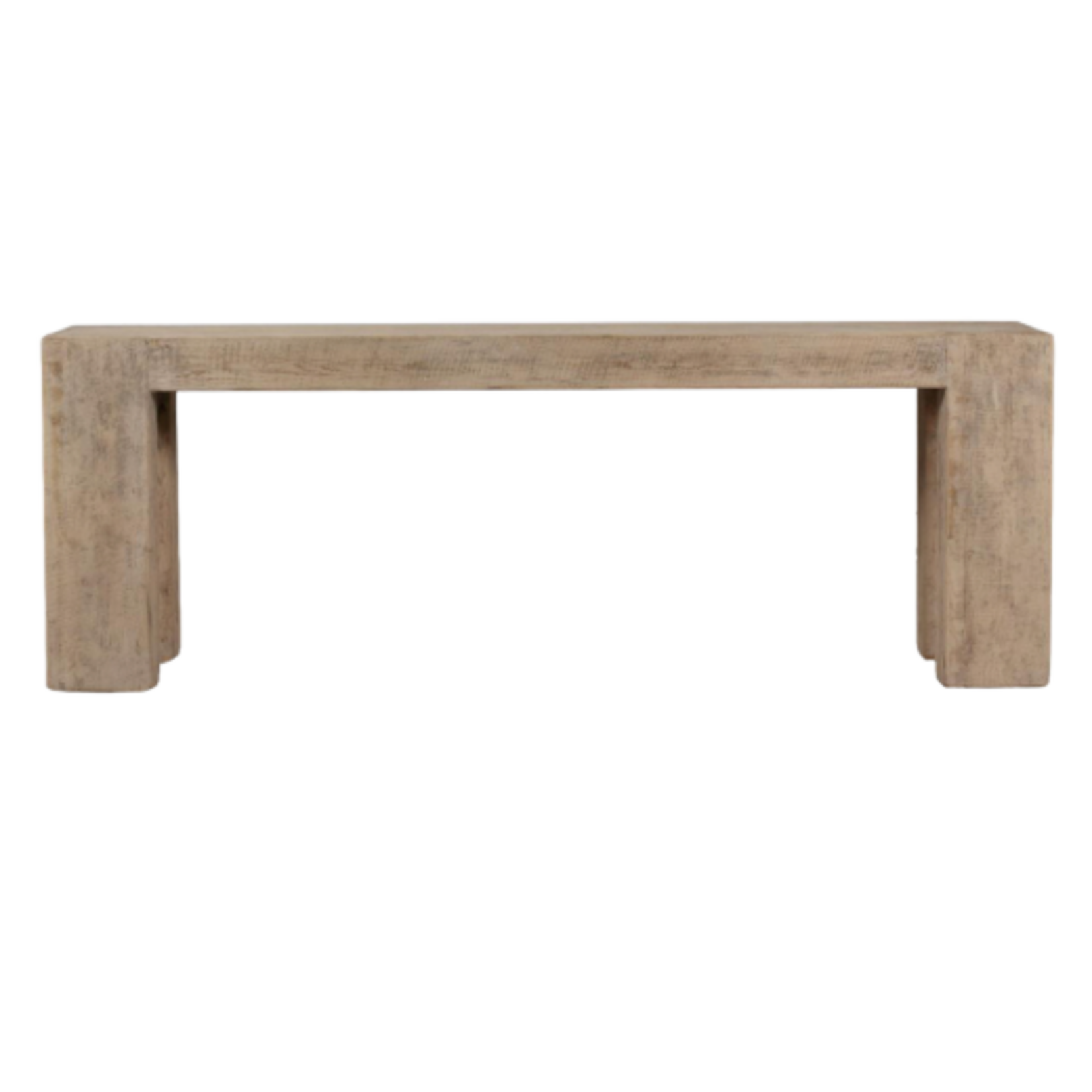Outside The Box 90x19x32 Elle Reclaimed Wood Console Table In Natural Weathered