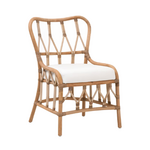 Outside The Box Caprice Natural Rattan Armless Dining Chair