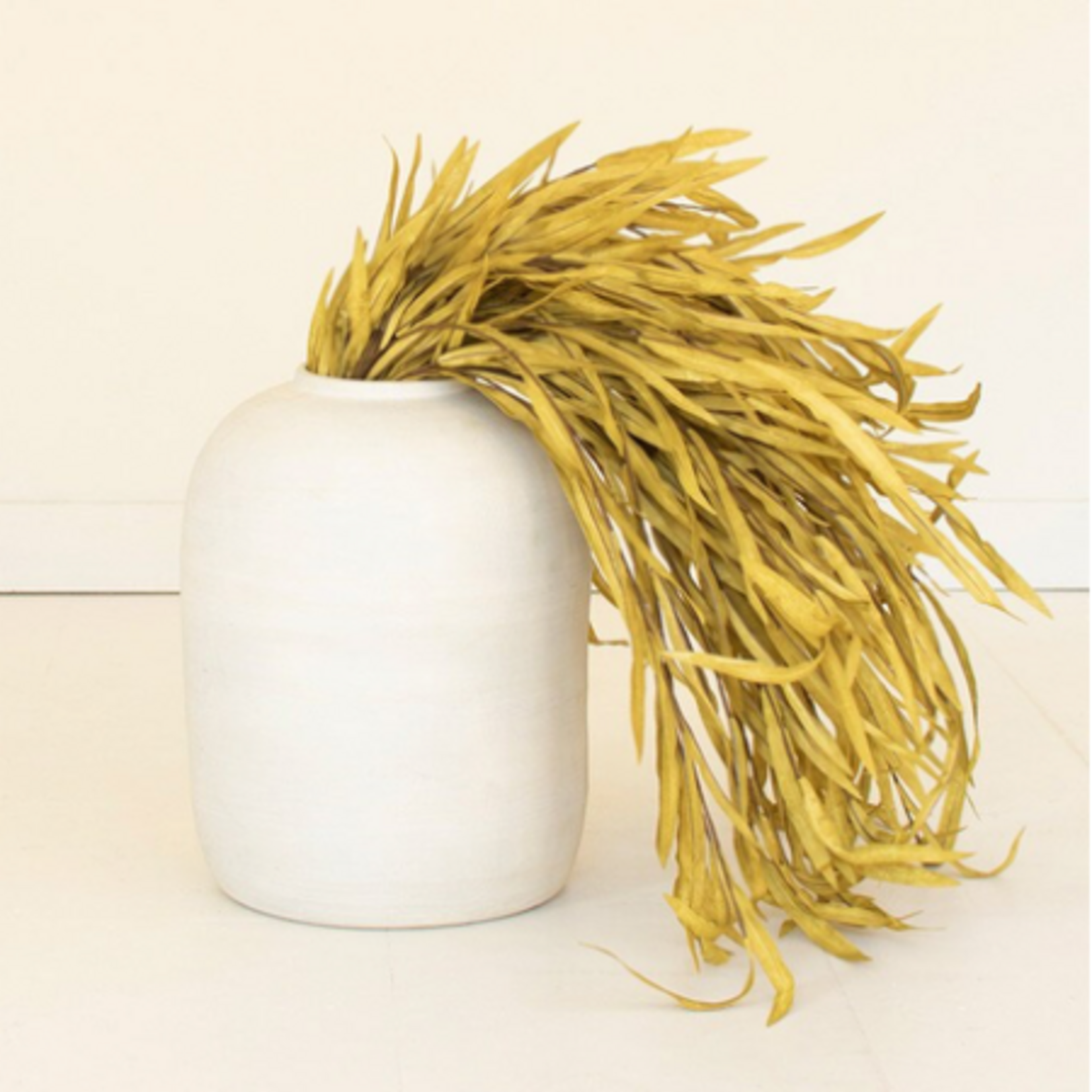 Outside The Box 37" Yellow Grass Spray Stem Faux Decor