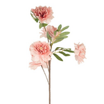 Outside The Box 36" Pink Geranium Stem Faux Decor