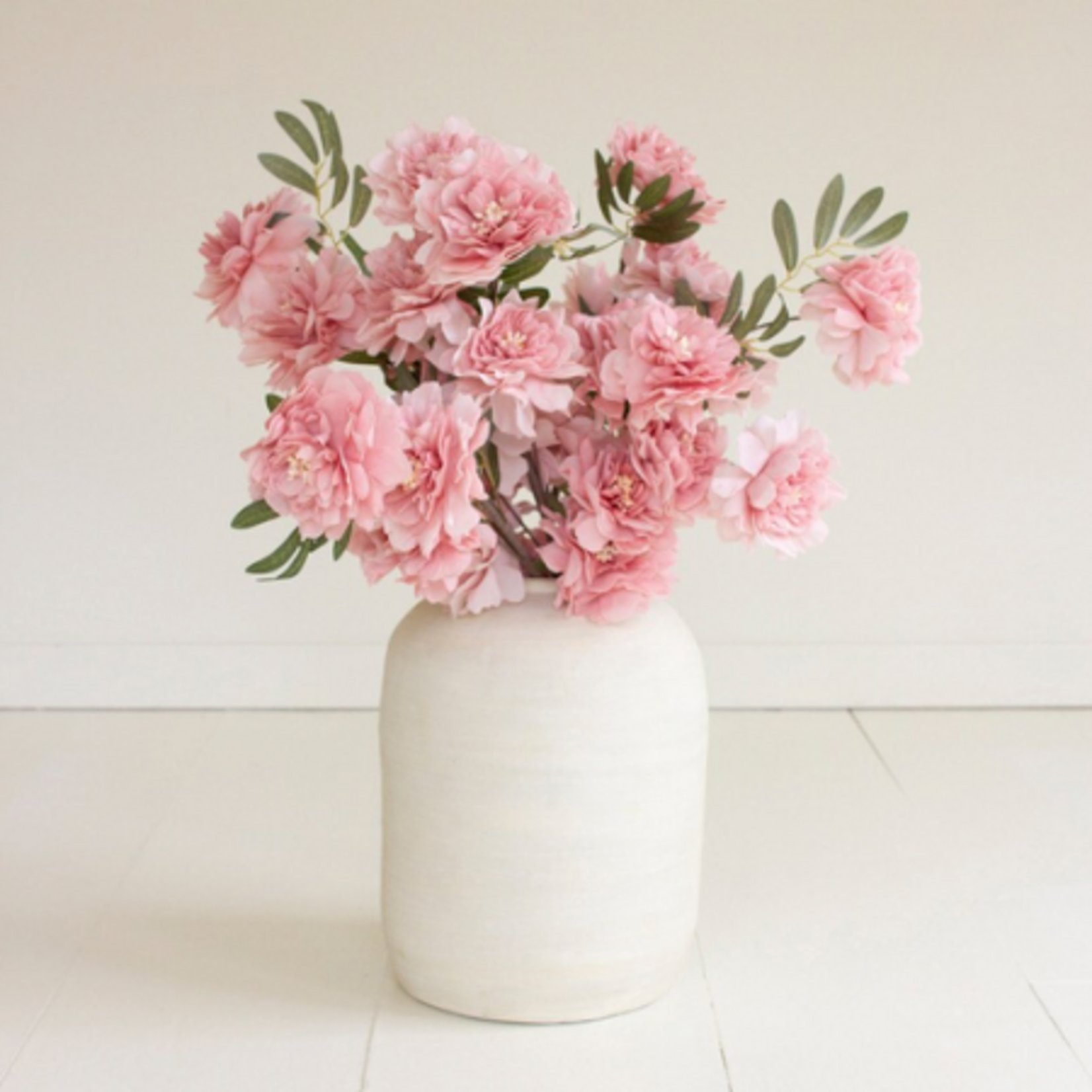 Outside The Box 36" Pink Geranium Stem Faux Decor